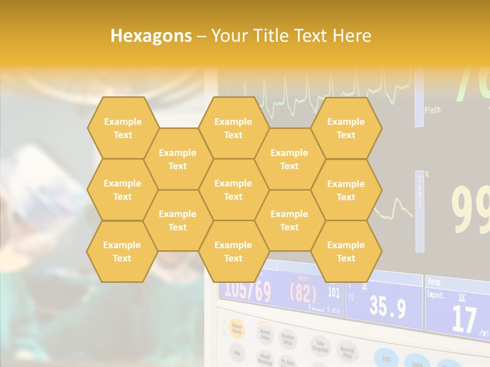 Room Electrocardiogram Professional PowerPoint Template