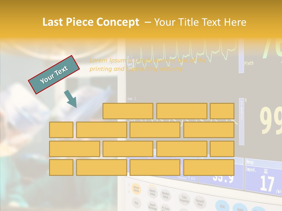 Room Electrocardiogram Professional PowerPoint Template