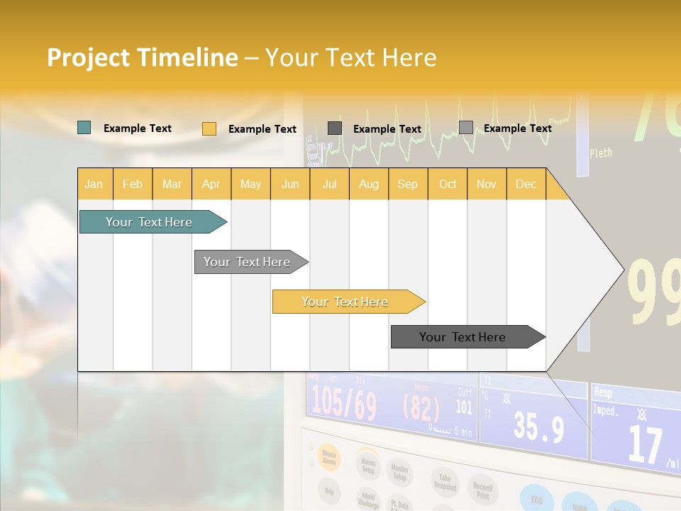 Room Electrocardiogram Professional PowerPoint Template