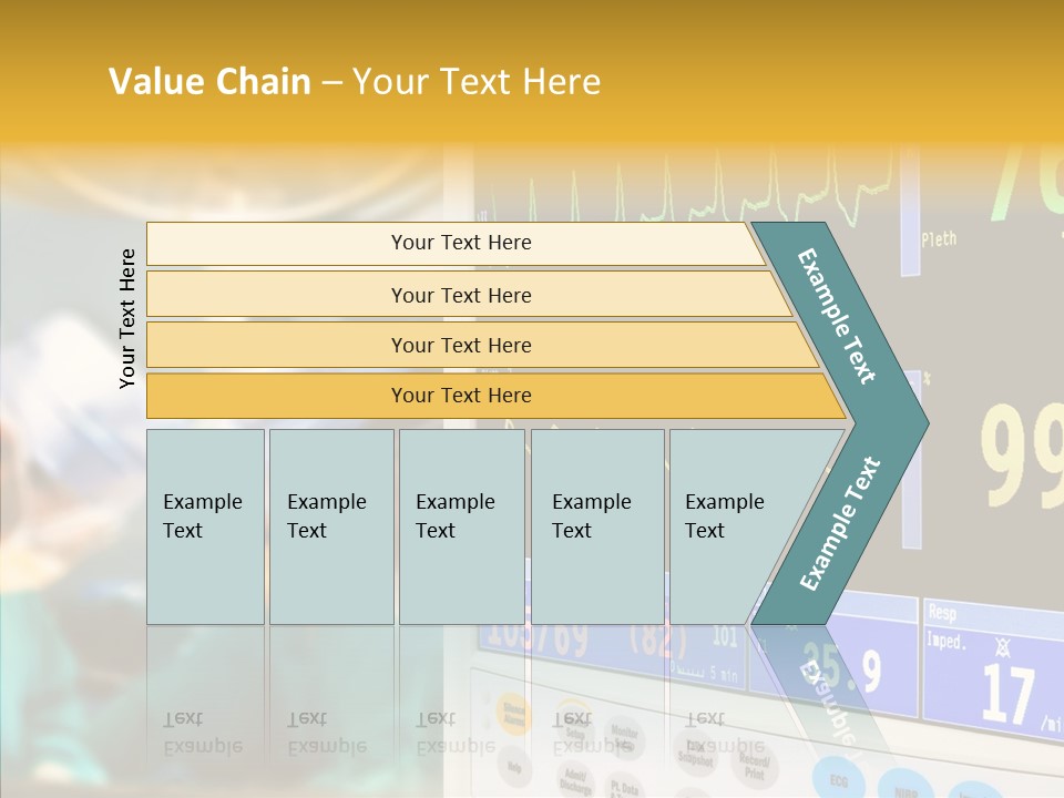 Room Electrocardiogram Professional PowerPoint Template
