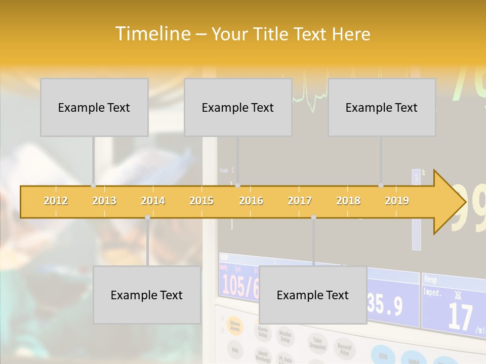 Room Electrocardiogram Professional PowerPoint Template