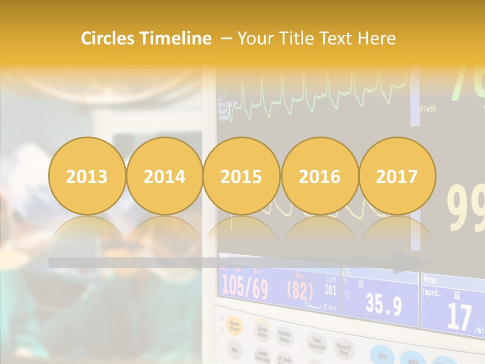 Room Electrocardiogram Professional PowerPoint Template