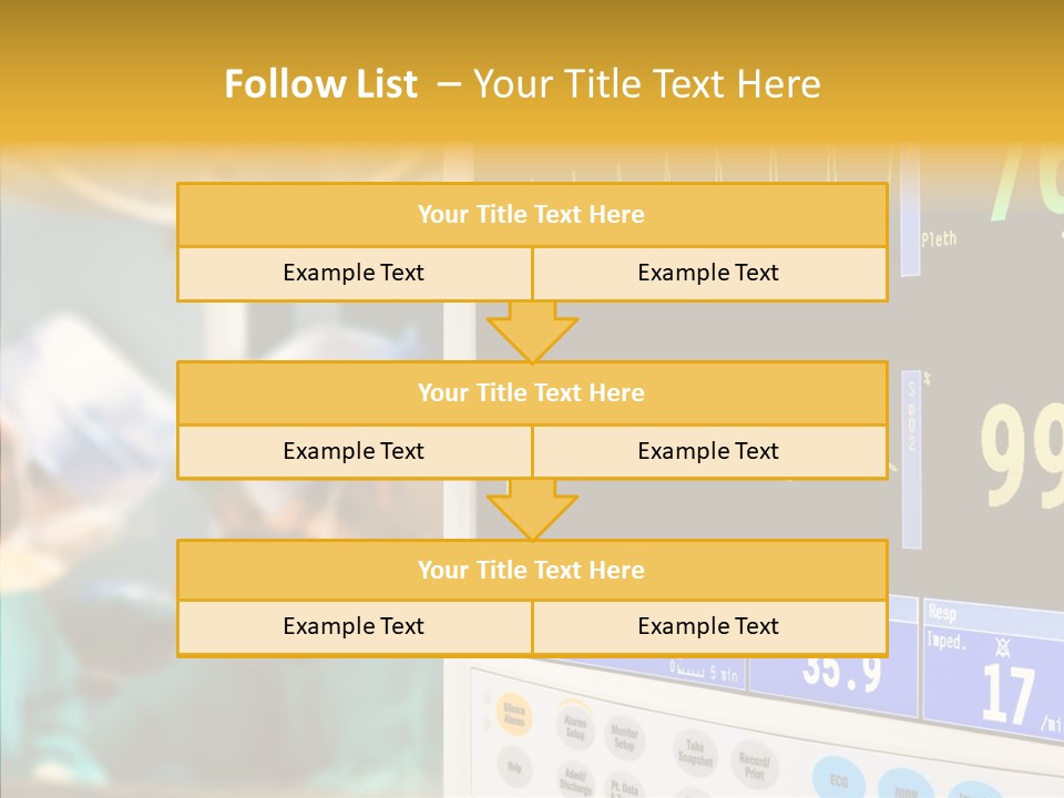 Room Electrocardiogram Professional PowerPoint Template