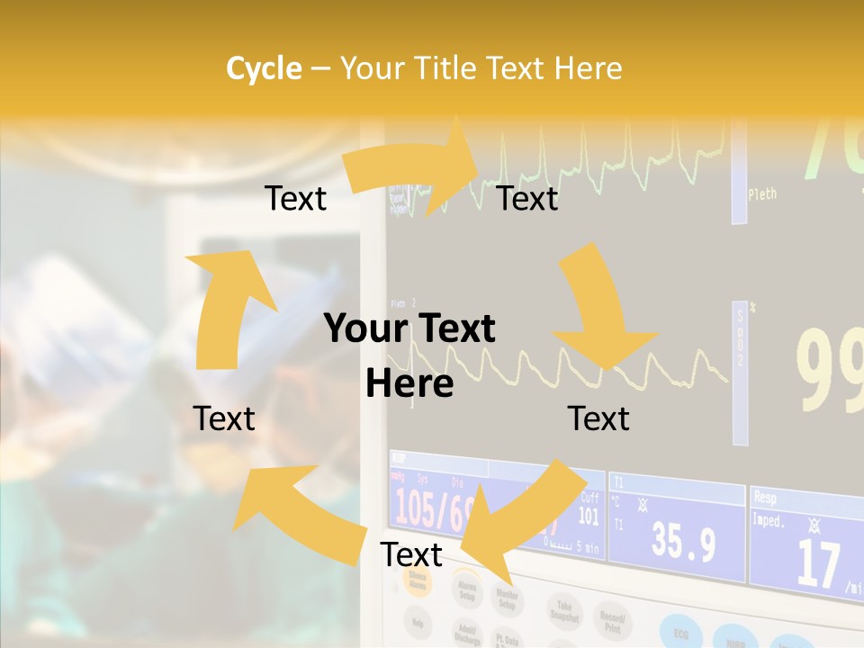 Room Electrocardiogram Professional PowerPoint Template