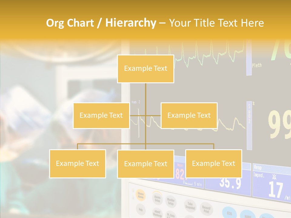 Room Electrocardiogram Professional PowerPoint Template