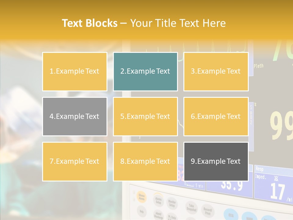 Room Electrocardiogram Professional PowerPoint Template