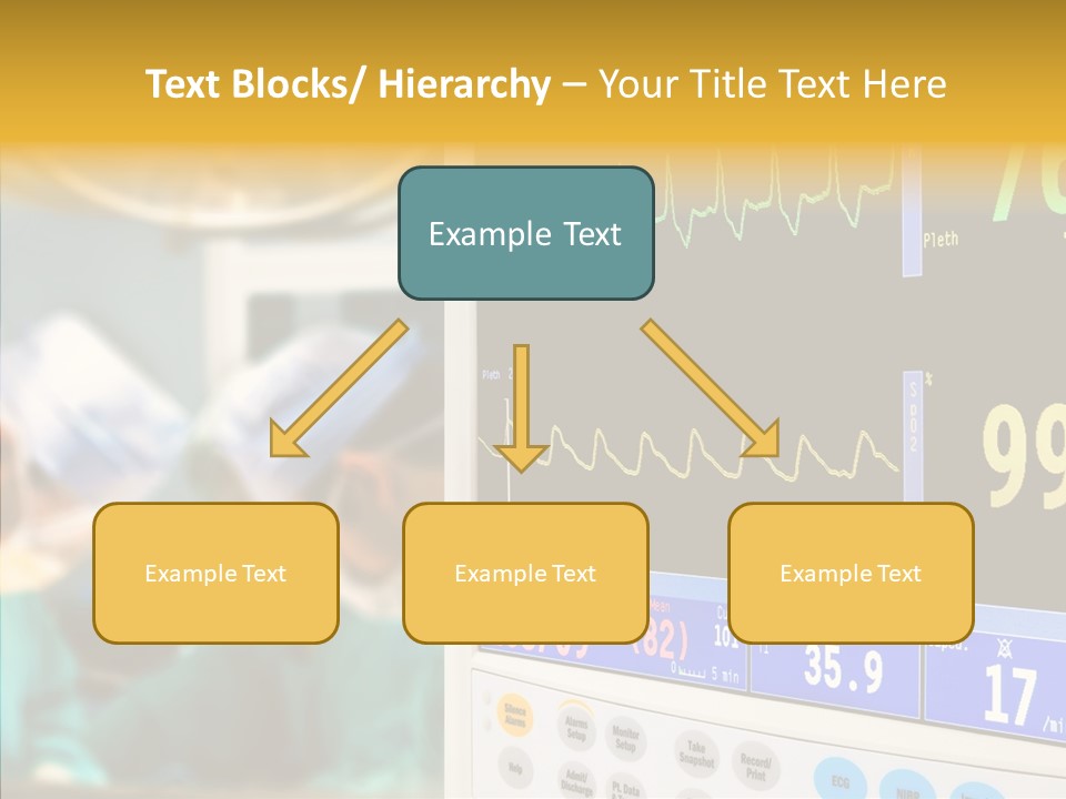 Room Electrocardiogram Professional PowerPoint Template