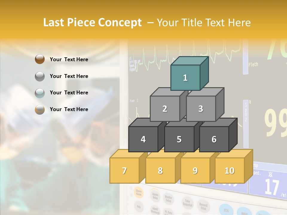 Room Electrocardiogram Professional PowerPoint Template