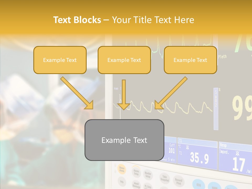 Room Electrocardiogram Professional PowerPoint Template