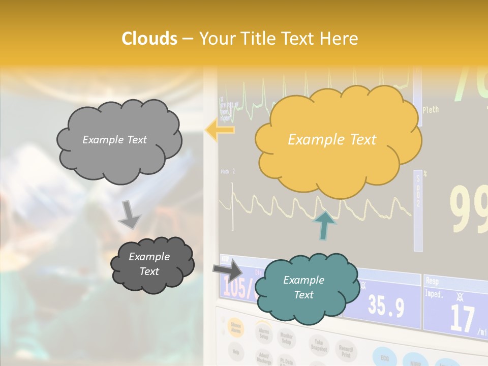Room Electrocardiogram Professional PowerPoint Template
