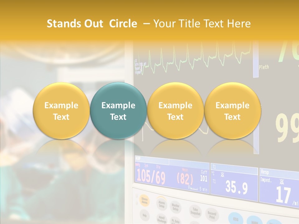 Room Electrocardiogram Professional PowerPoint Template