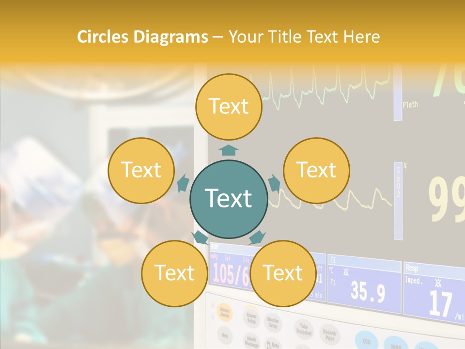 Room Electrocardiogram Professional PowerPoint Template