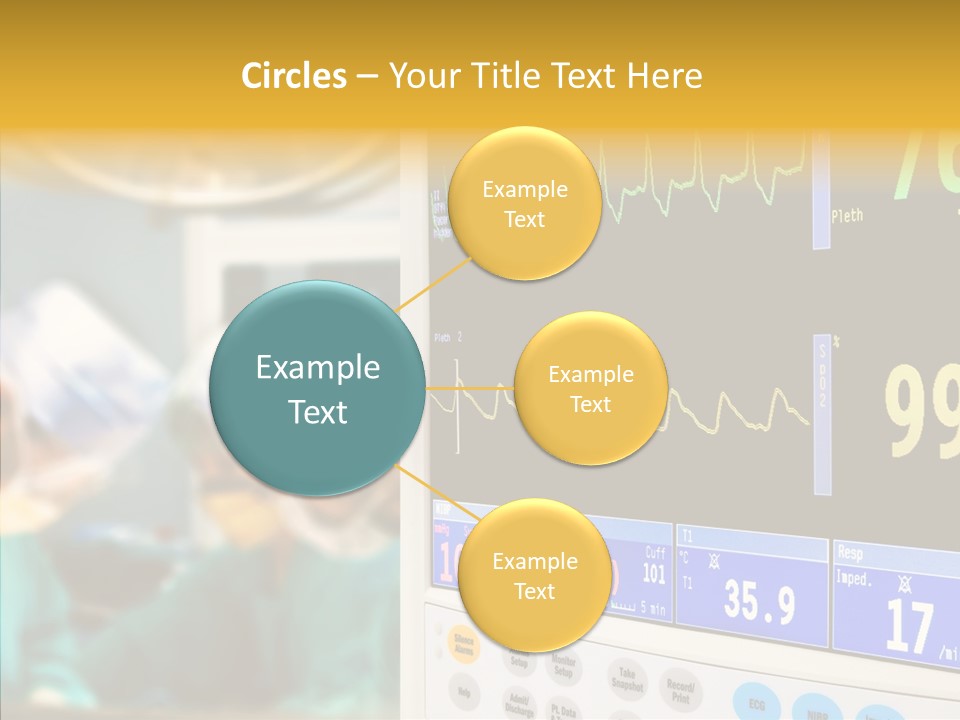 Room Electrocardiogram Professional PowerPoint Template