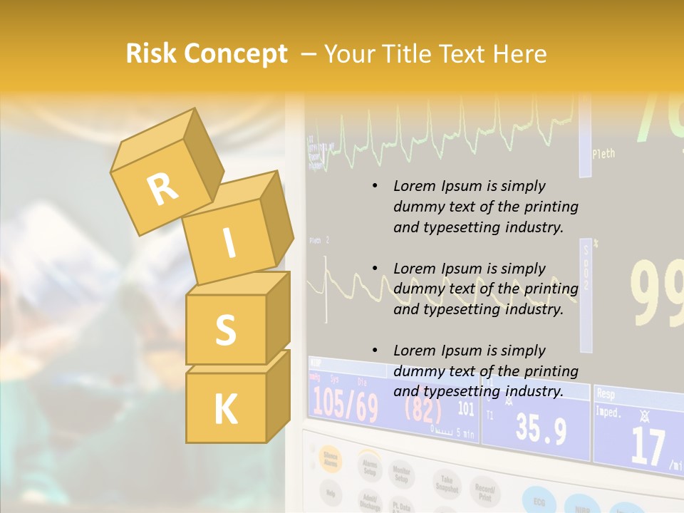 Room Electrocardiogram Professional PowerPoint Template