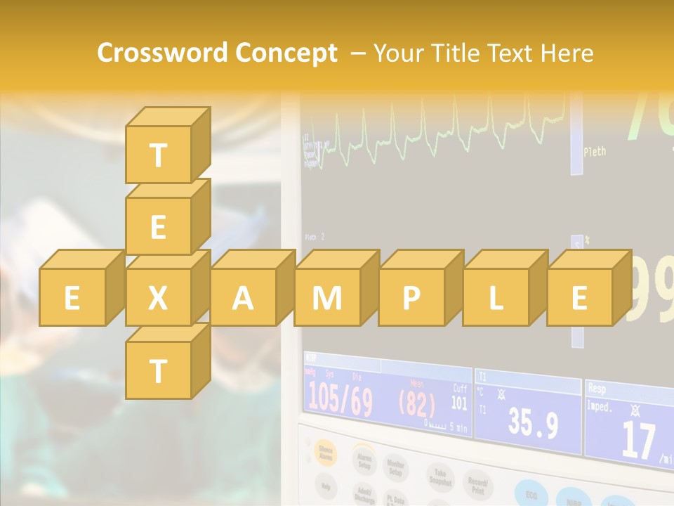 Room Electrocardiogram Professional PowerPoint Template