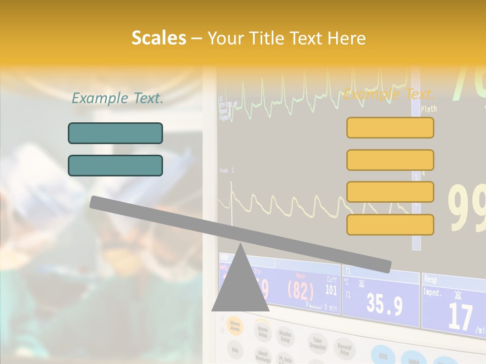 Room Electrocardiogram Professional PowerPoint Template