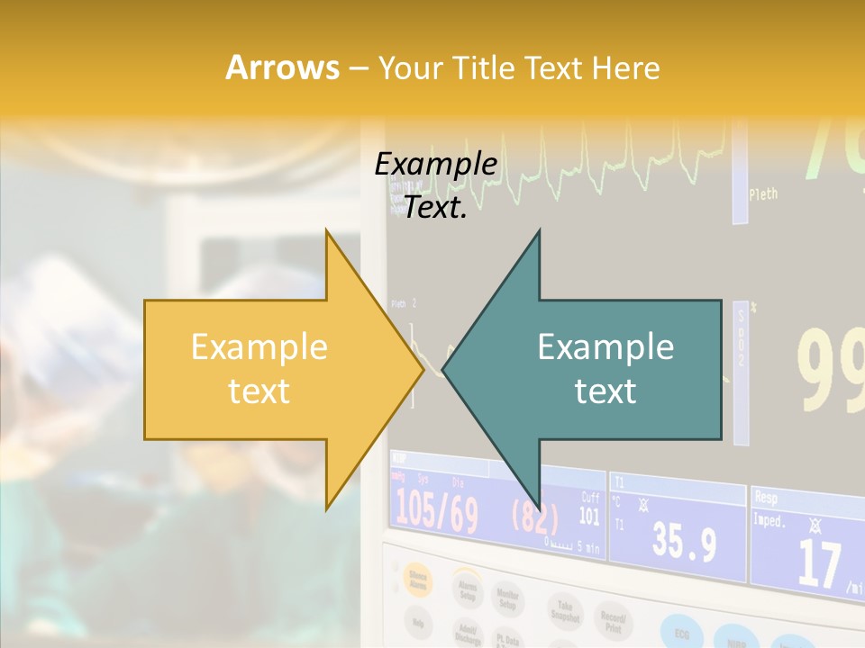 Room Electrocardiogram Professional PowerPoint Template