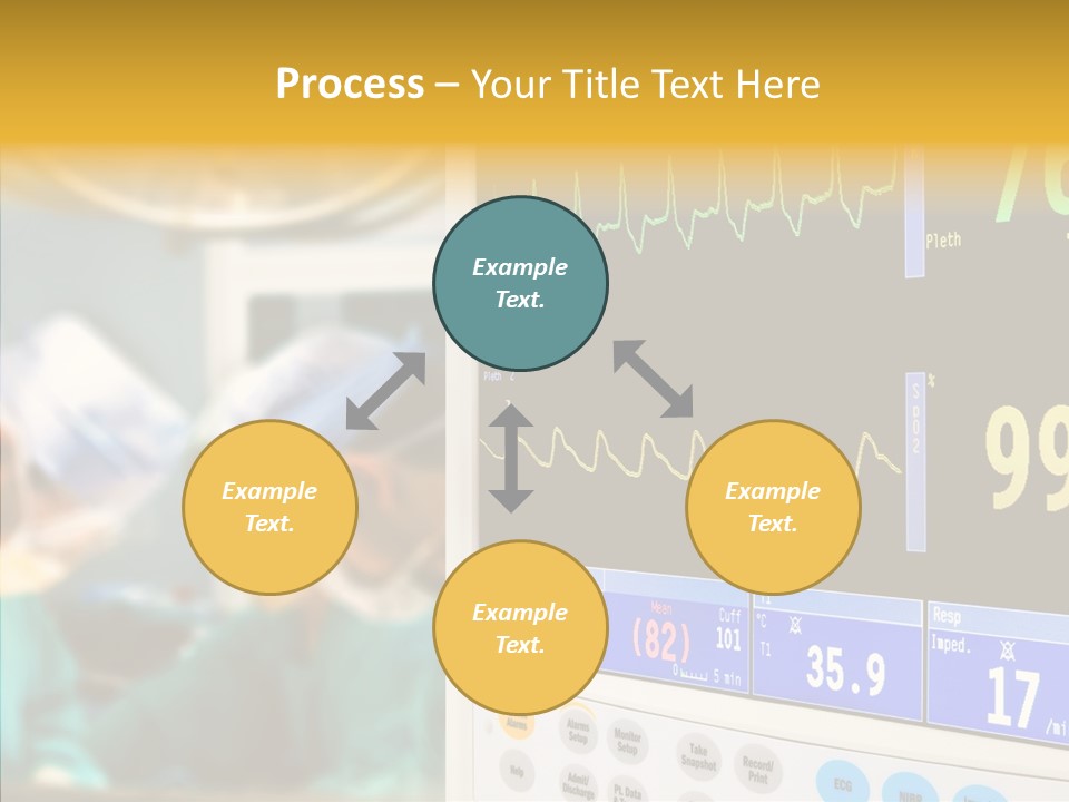 Room Electrocardiogram Professional PowerPoint Template