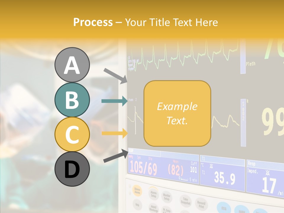 Room Electrocardiogram Professional PowerPoint Template