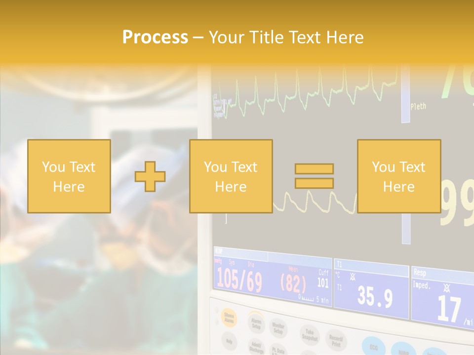 Room Electrocardiogram Professional PowerPoint Template