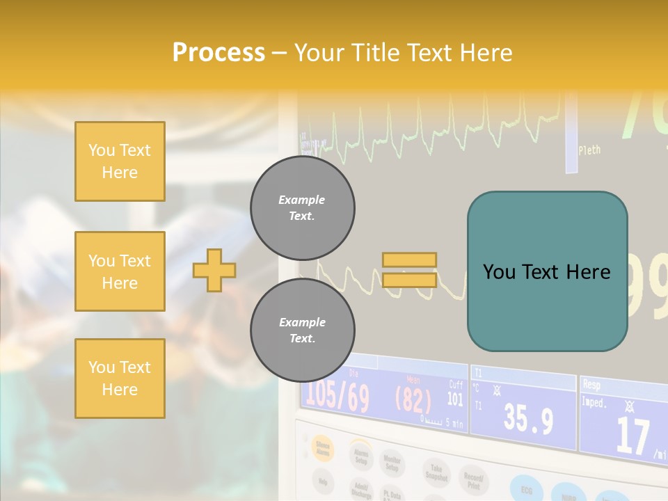 Room Electrocardiogram Professional PowerPoint Template