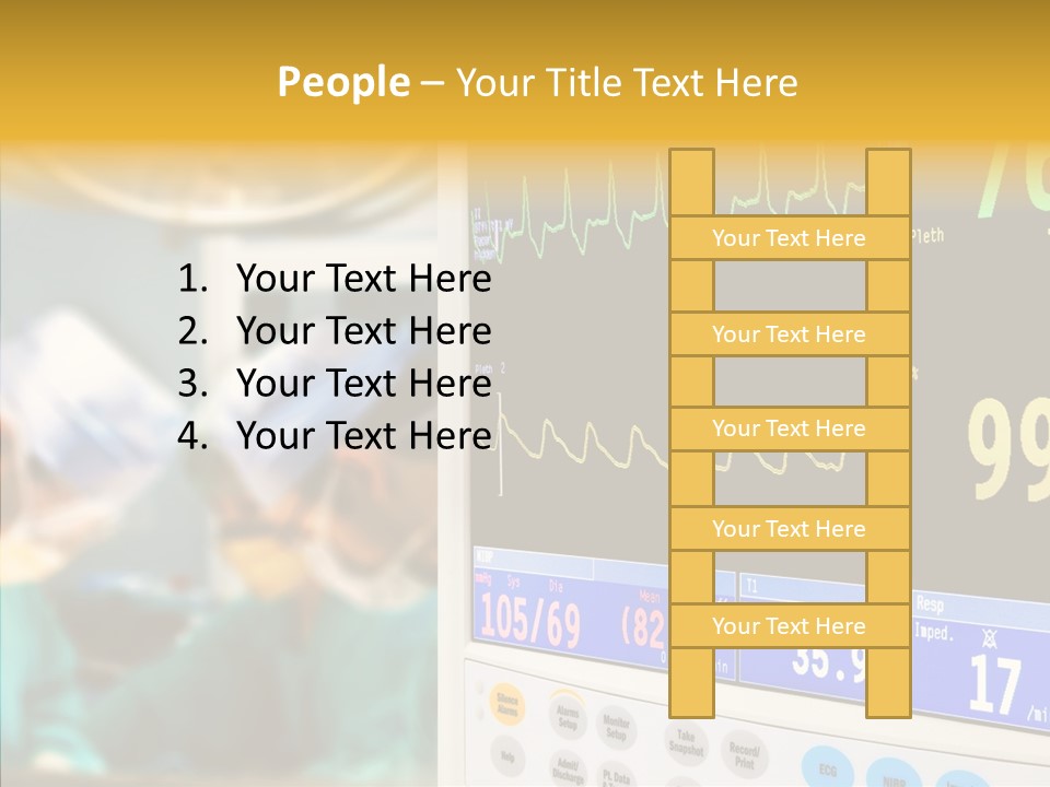 Room Electrocardiogram Professional PowerPoint Template