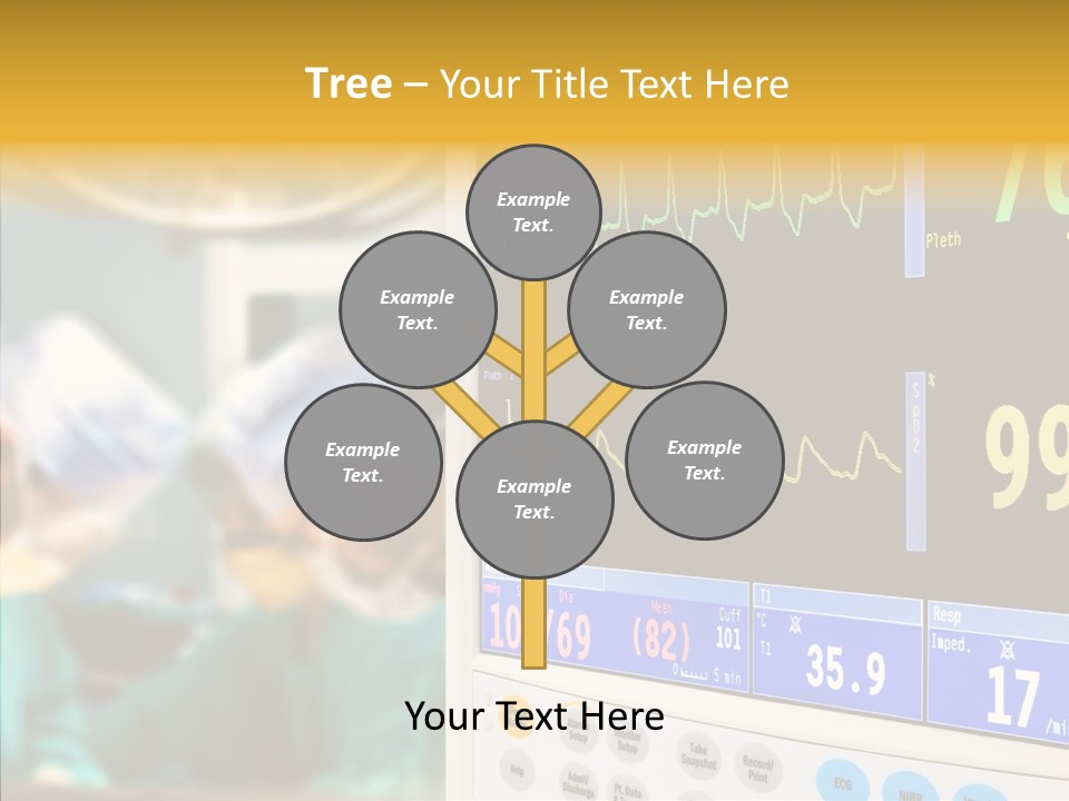 Room Electrocardiogram Professional PowerPoint Template