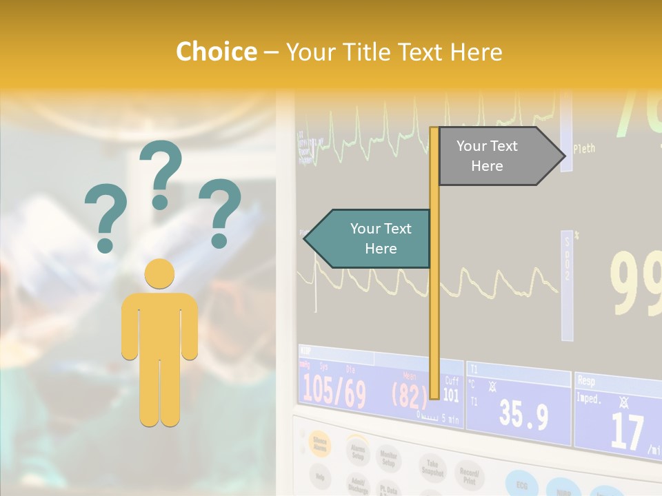 Room Electrocardiogram Professional PowerPoint Template