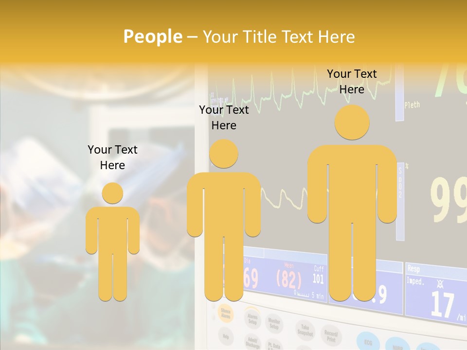 Room Electrocardiogram Professional PowerPoint Template