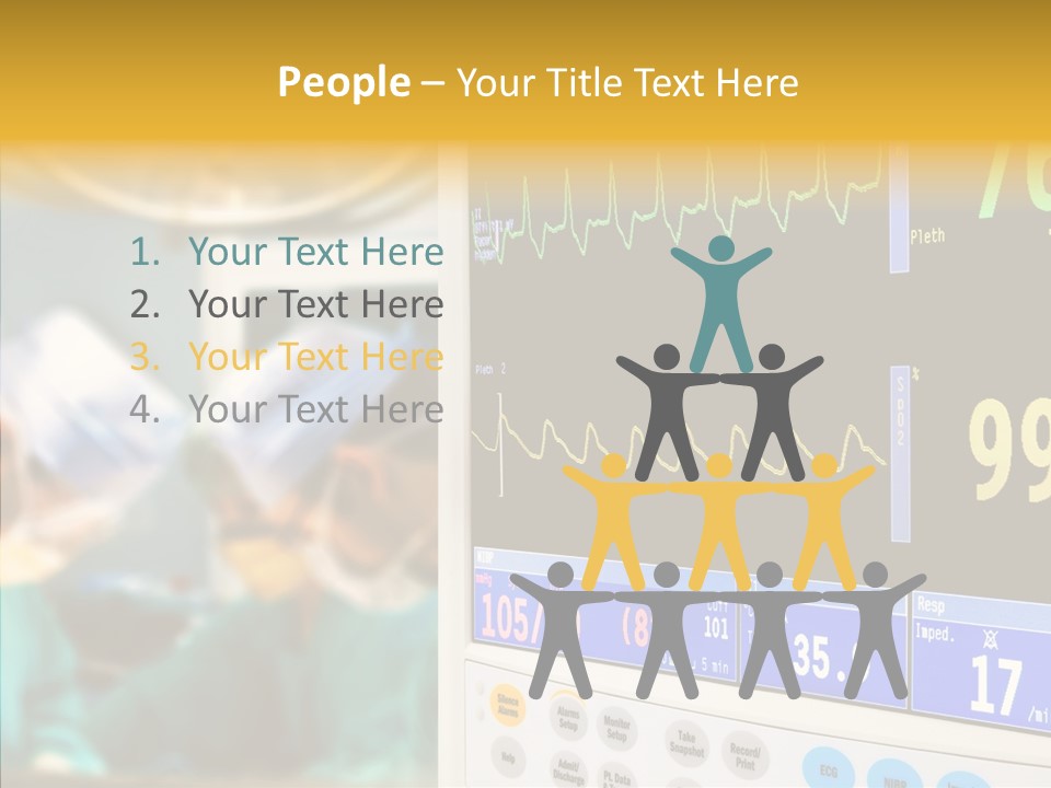 Room Electrocardiogram Professional PowerPoint Template