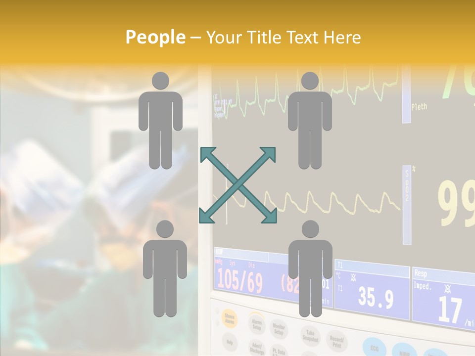 Room Electrocardiogram Professional PowerPoint Template