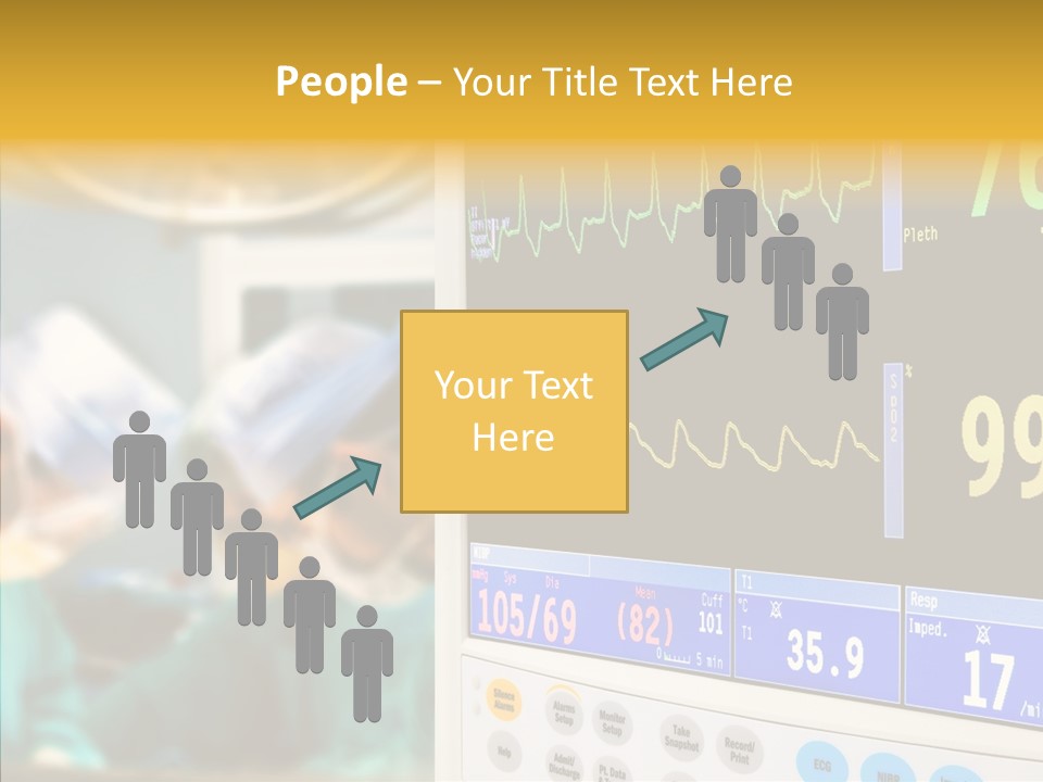 Room Electrocardiogram Professional PowerPoint Template