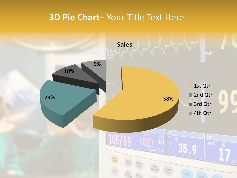 Room Electrocardiogram Professional PowerPoint Template