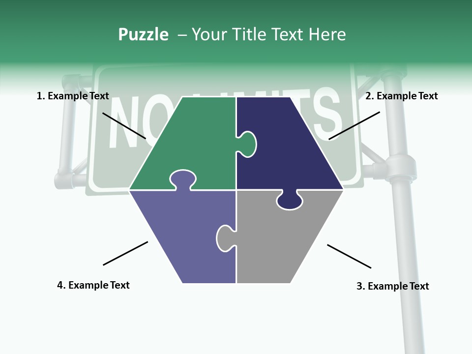 Planning Sign Street Sign PowerPoint Template