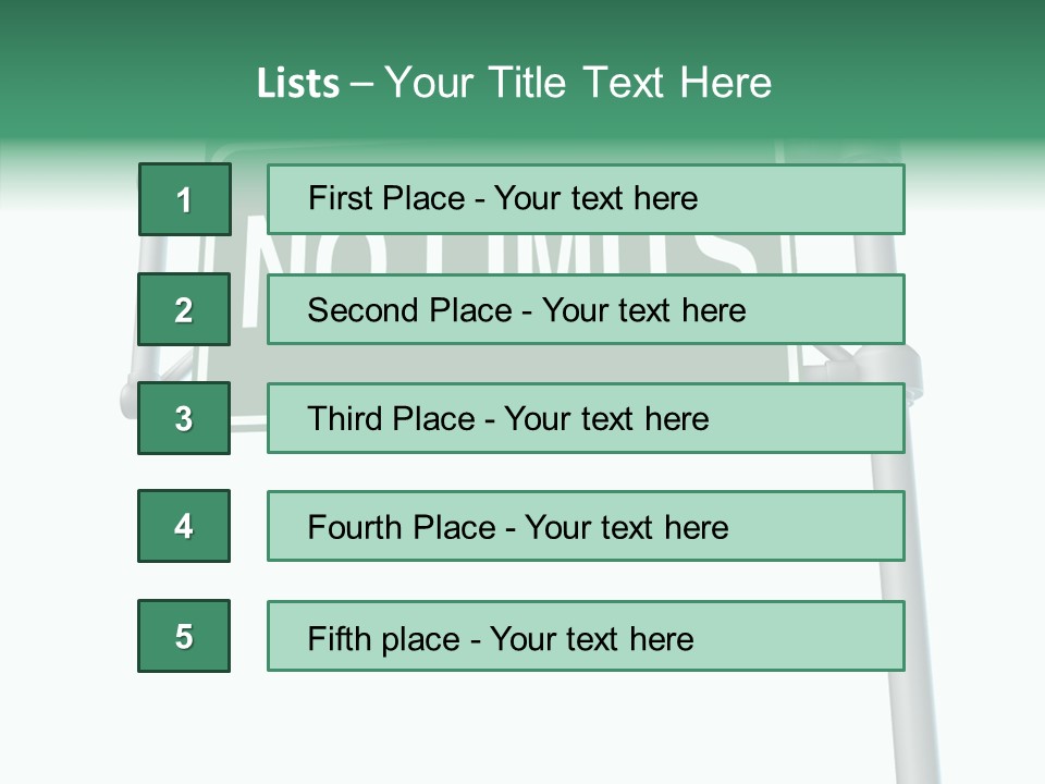 Planning Sign Street Sign PowerPoint Template