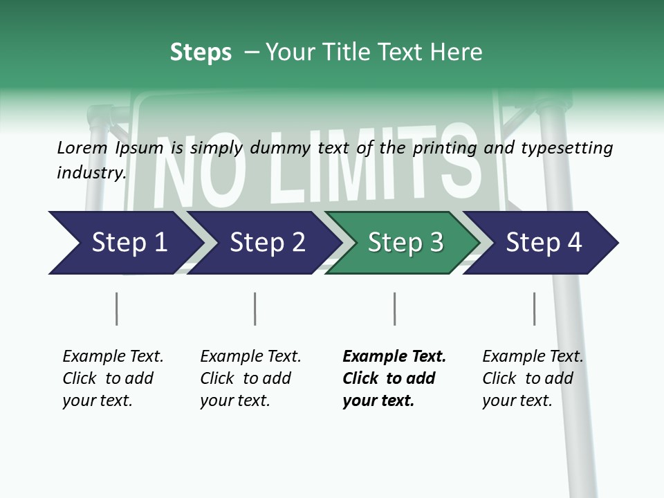 Planning Sign Street Sign PowerPoint Template