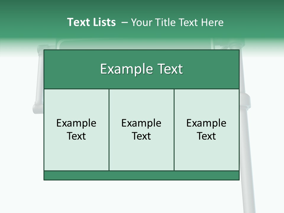 Planning Sign Street Sign PowerPoint Template