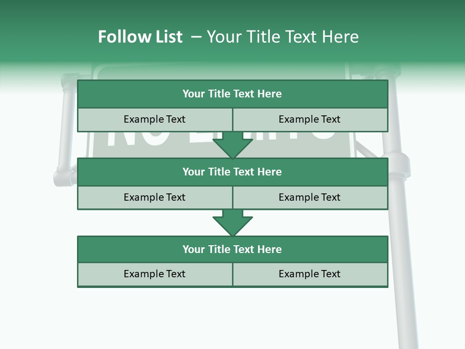 Planning Sign Street Sign PowerPoint Template