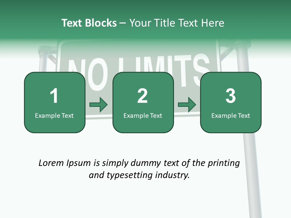 Planning Sign Street Sign PowerPoint Template