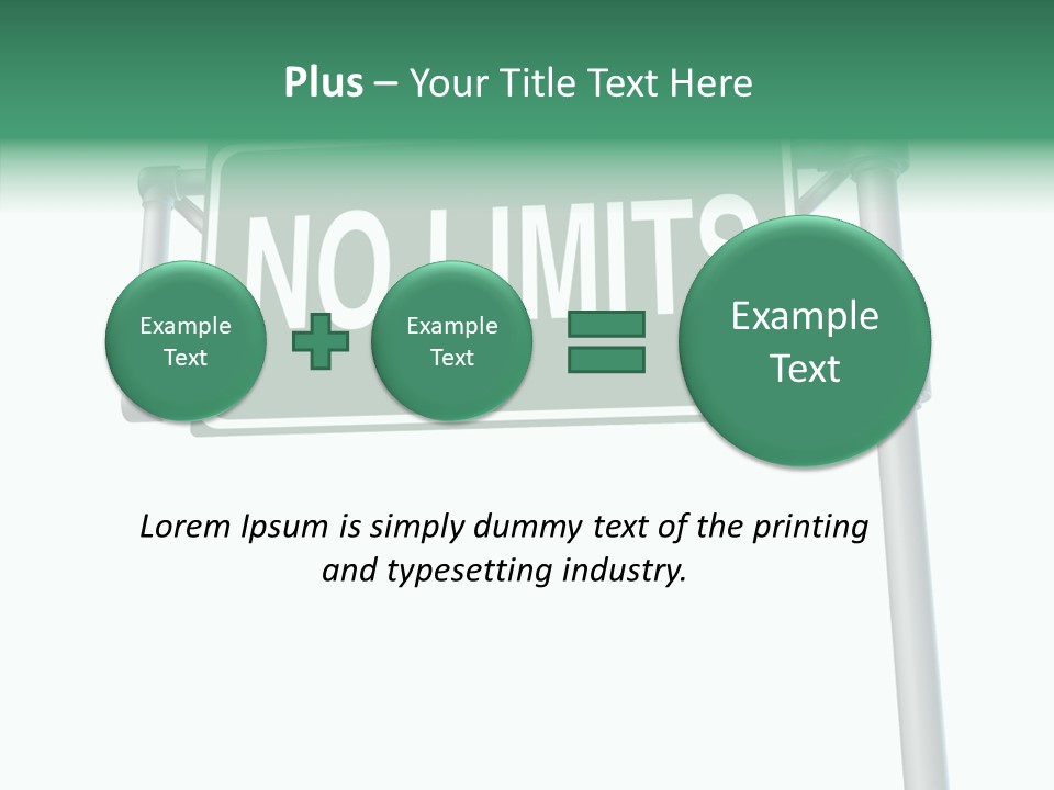 Planning Sign Street Sign PowerPoint Template