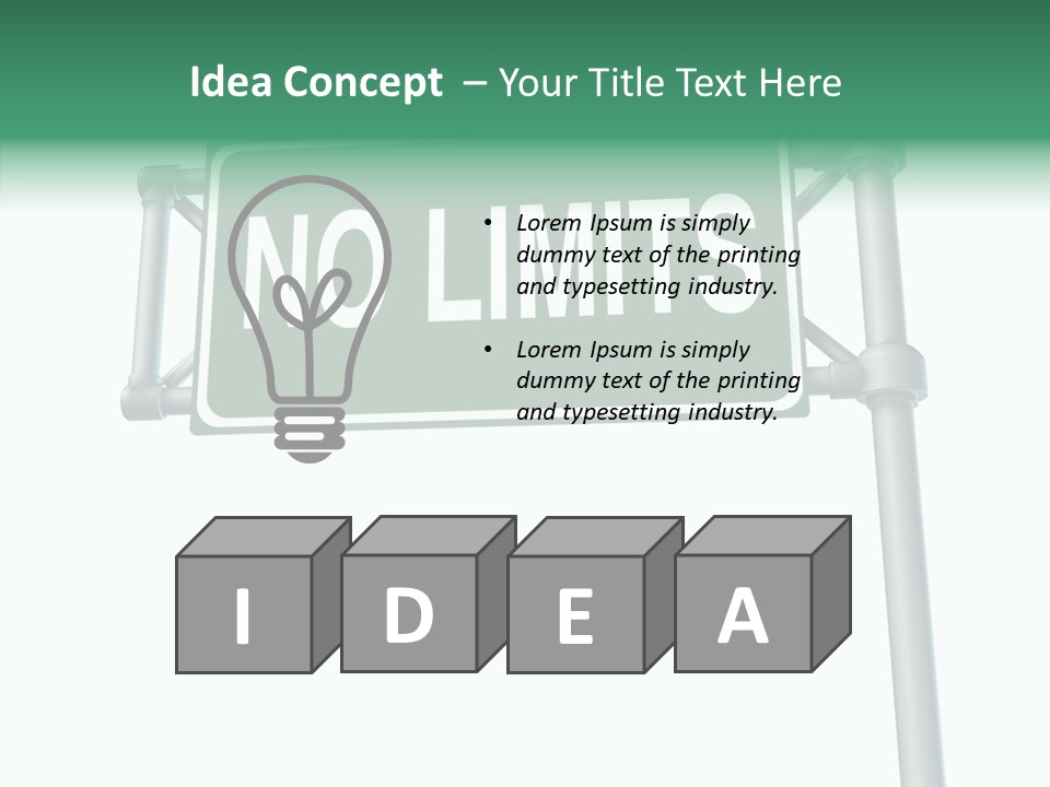 Planning Sign Street Sign PowerPoint Template