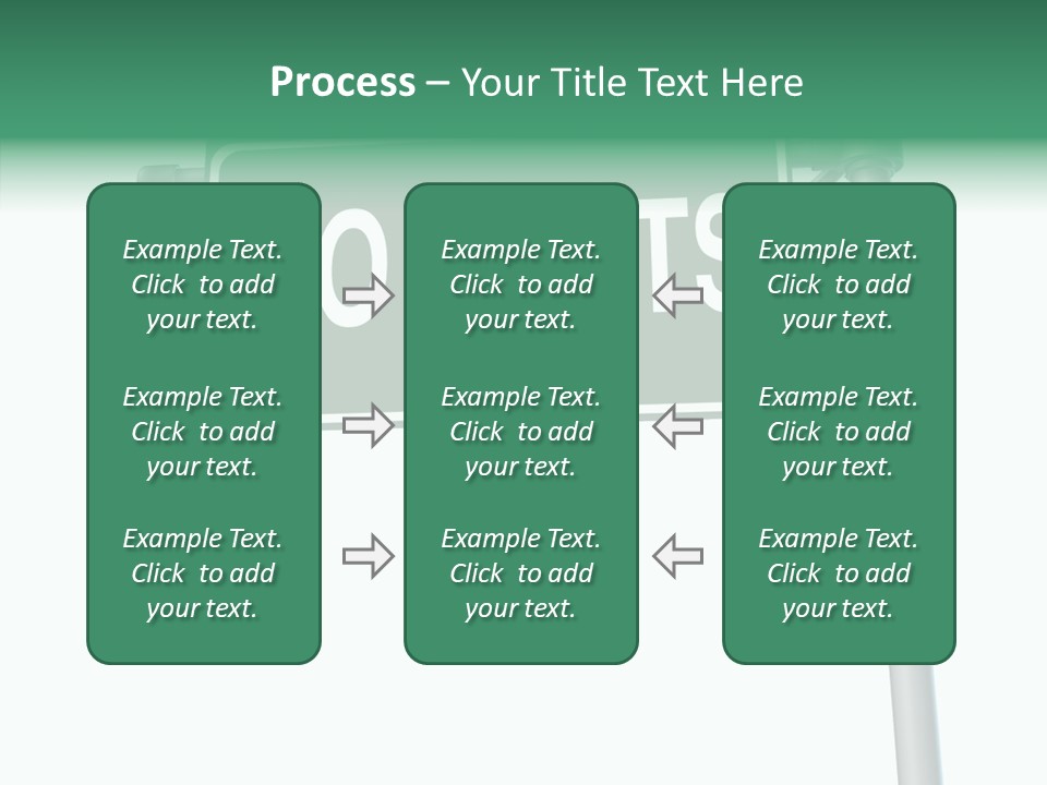 Planning Sign Street Sign PowerPoint Template