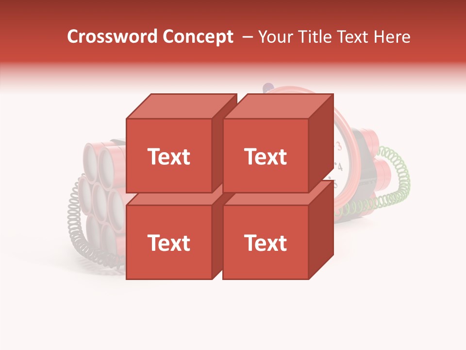 Alarm Danger White PowerPoint Template