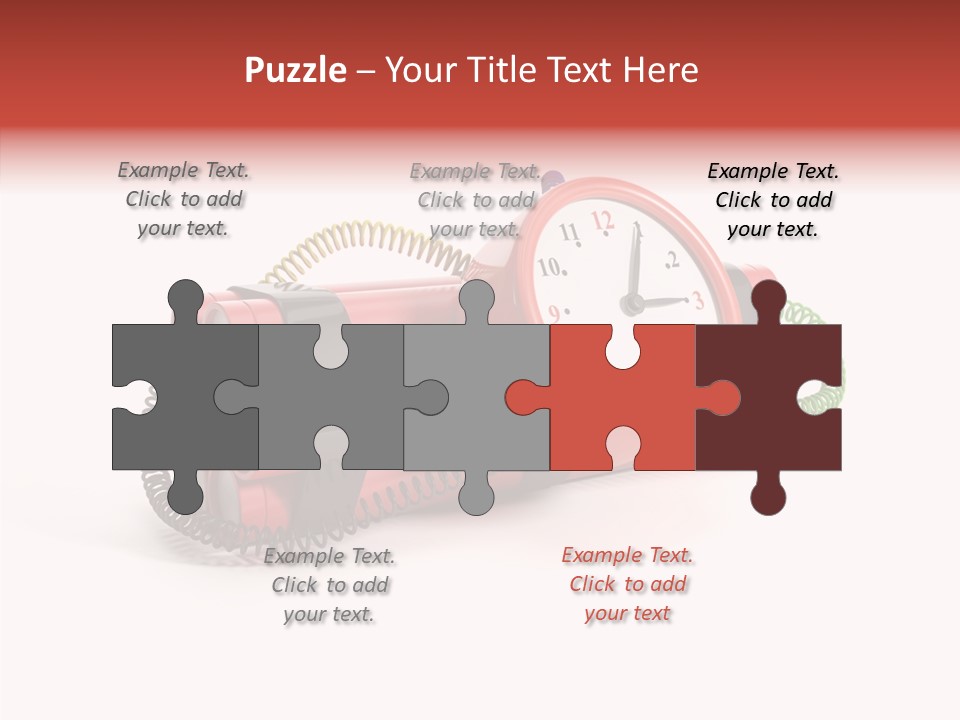 Alarm Danger White PowerPoint Template