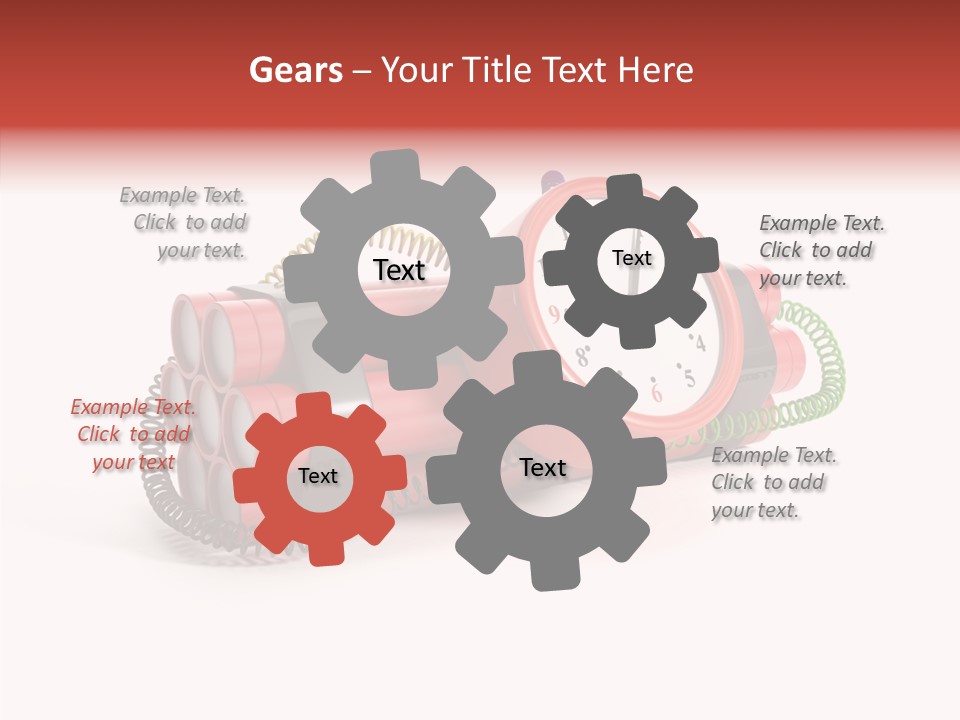 Alarm Danger White PowerPoint Template