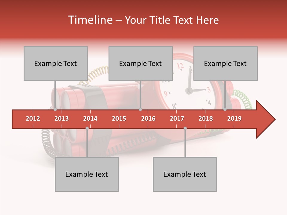 Alarm Danger White PowerPoint Template