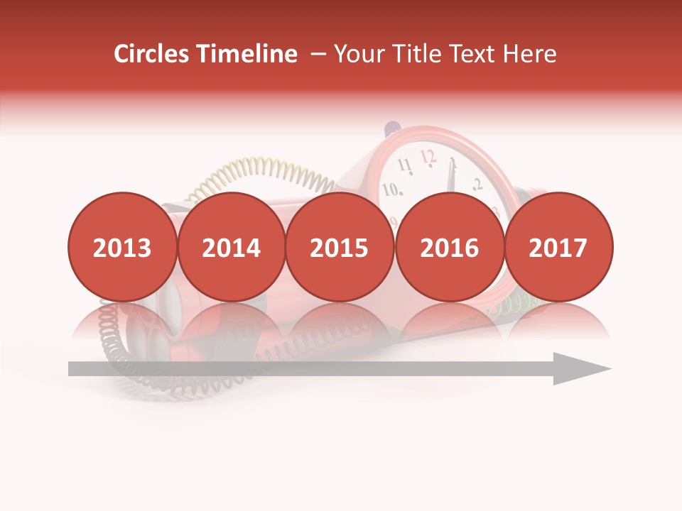 Alarm Danger White PowerPoint Template