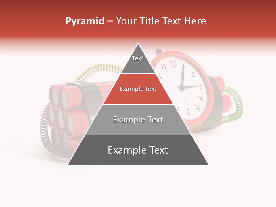 Alarm Danger White PowerPoint Template