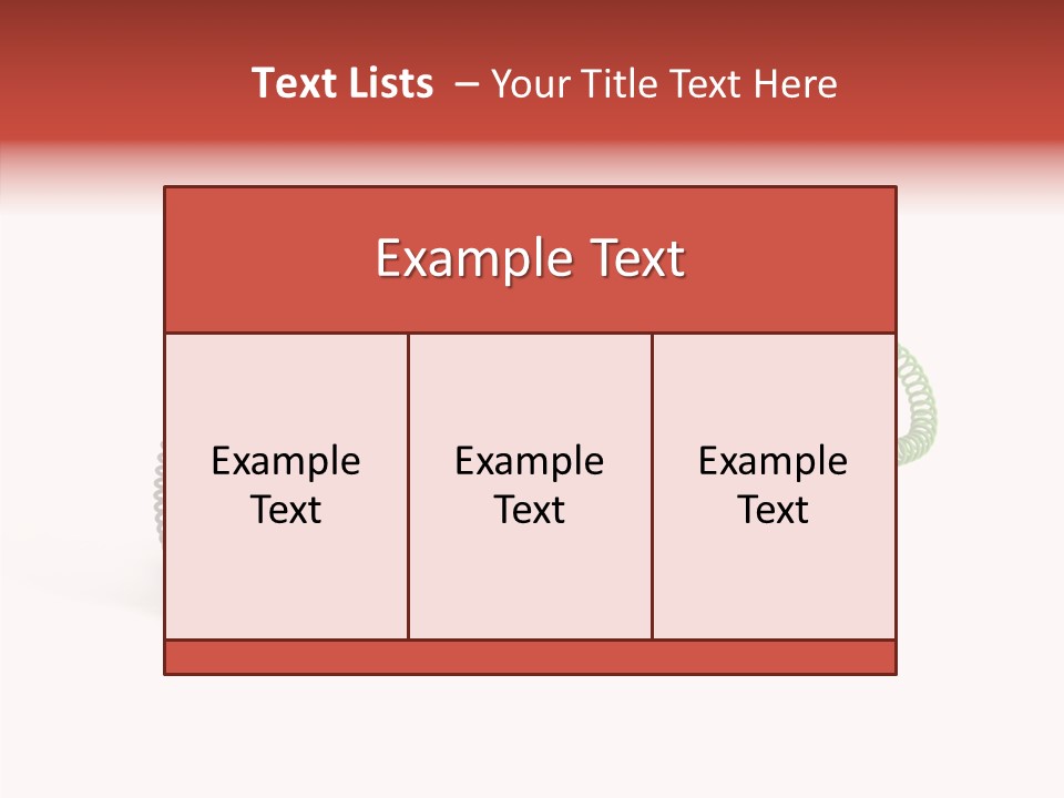 Alarm Danger White PowerPoint Template