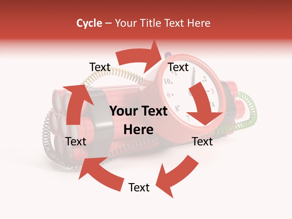 Alarm Danger White PowerPoint Template